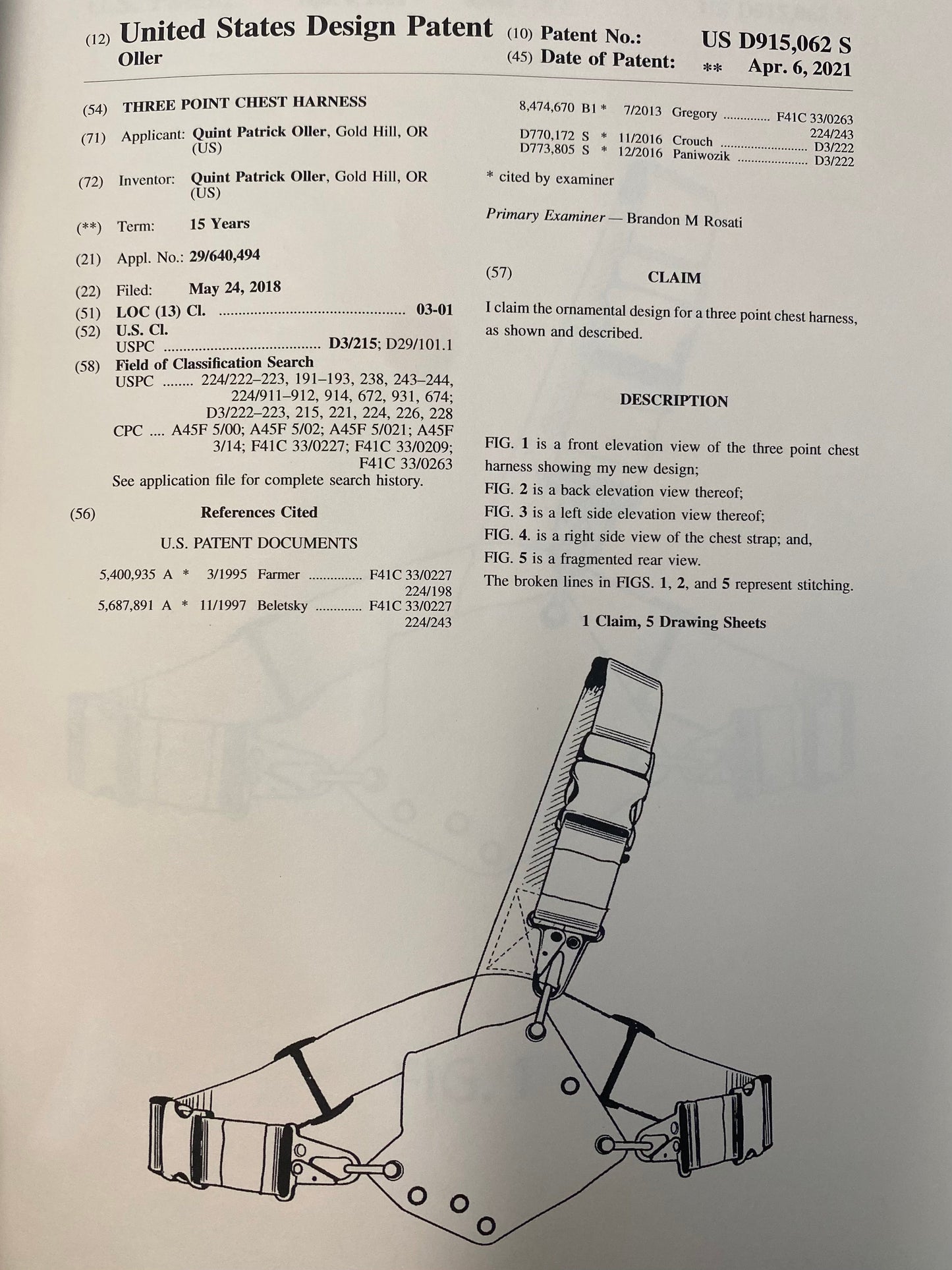 Ruger LC9 EC9 Chestrig SALE